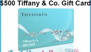 Contest ~ Enter to Win a $500 Tiffany Gift Card! | Fru-Gals