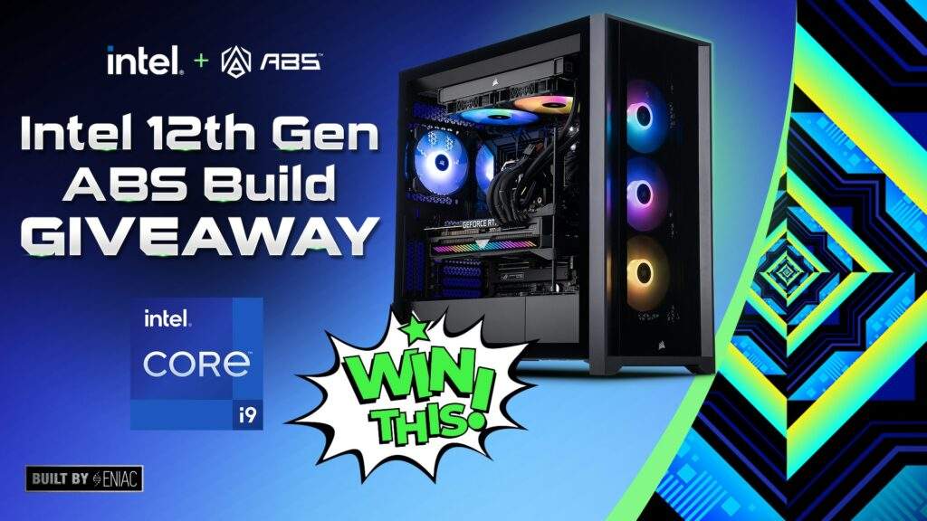 Intel 12th Gen ABS Build Giveaway open to USA & Canada 