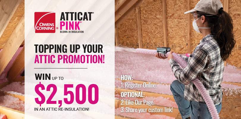 Topping Up Your Attic Promotion ATTICAT Attic Re-Insulation!