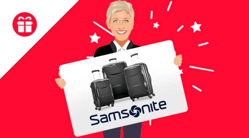 Win a Samsonite 3-Piece Freeform Luggage Set! 