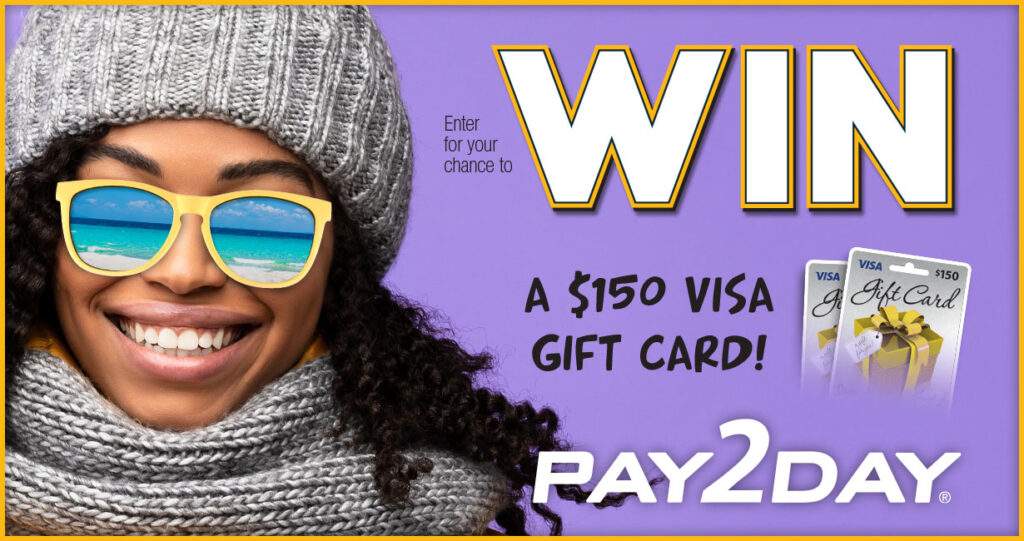 Pay2Day Facebook Sweepstakes!
